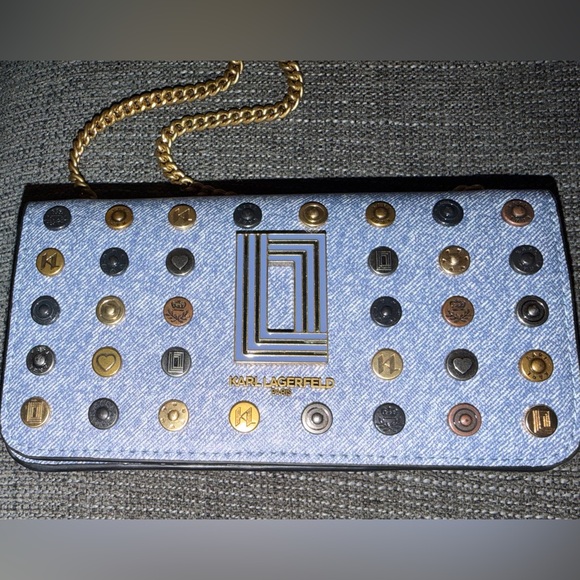 KARL LAGERFELD PARIS
Kosette Leather Wallet Crossbody
Crafted w/ leather denim - Picture 7 of 10